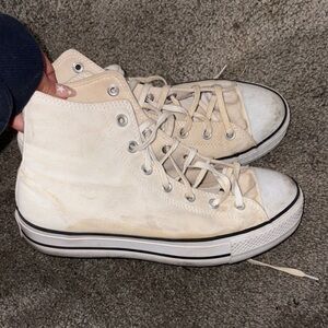 Converse Off-White High-Top Sneakers